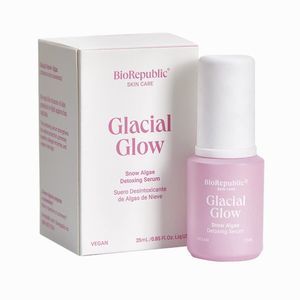 BioRepublic Skincare Glacial Glow Snow Algae Detoxing Serum 0.85 fl oz/25 ml NIB